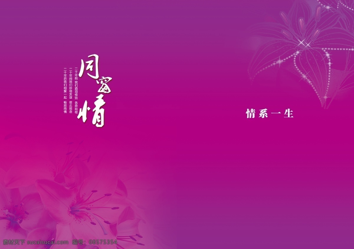 纪念册内心 聚会册 同学聚会 内心 同窗情 留念册 画册设计