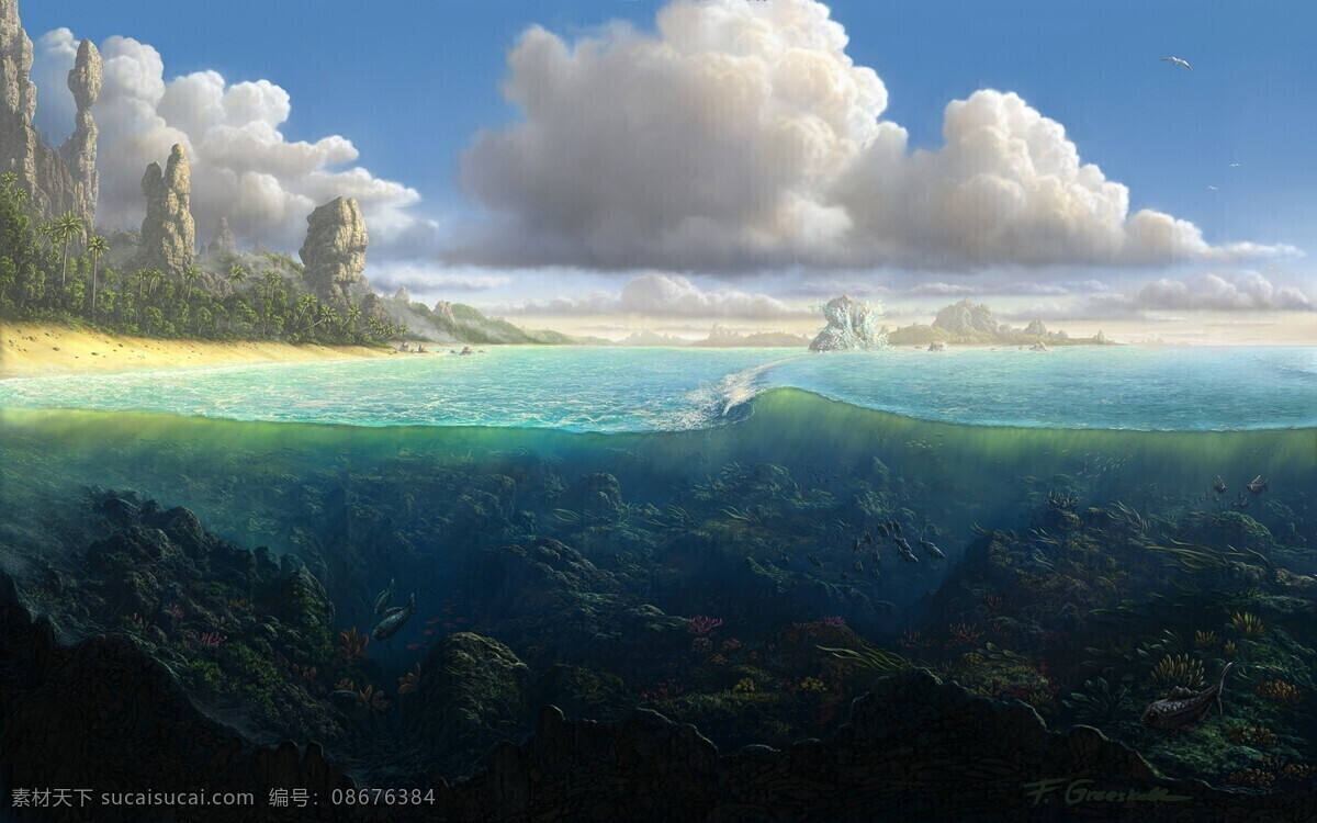 风景 美图 海 蓝天 云 切面 生活 旅游餐饮