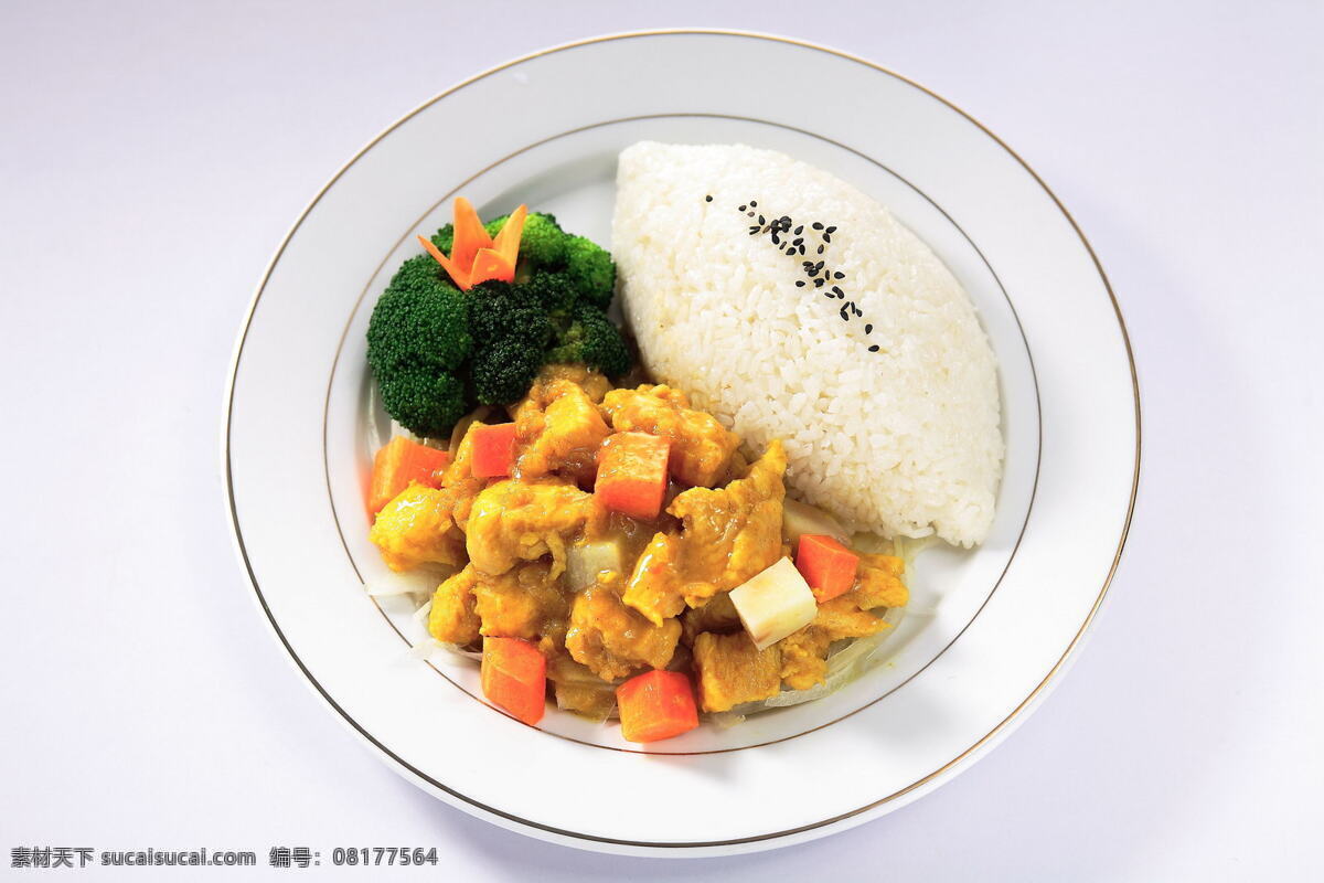 日式 关东 咖喱 鸡 饭 白饭 咖喱鸡饭 美食 餐饮 餐饮美食 传统美食