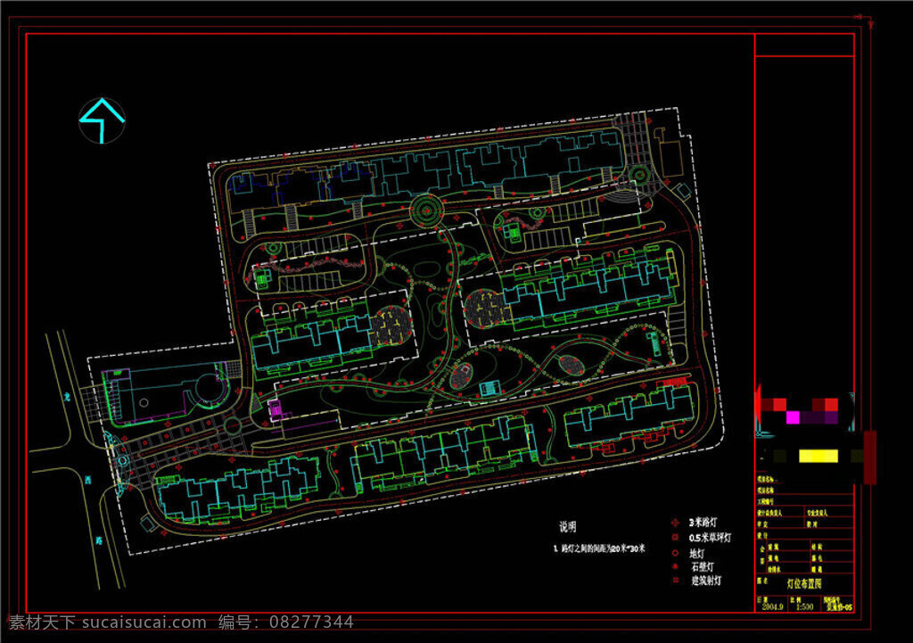 灯 位 布置图 cad 景观 图纸 环境设计 景观立面 景观设计 景观图纸 图块 园林树木 各种景观公园 园林立面 dwg 黑色