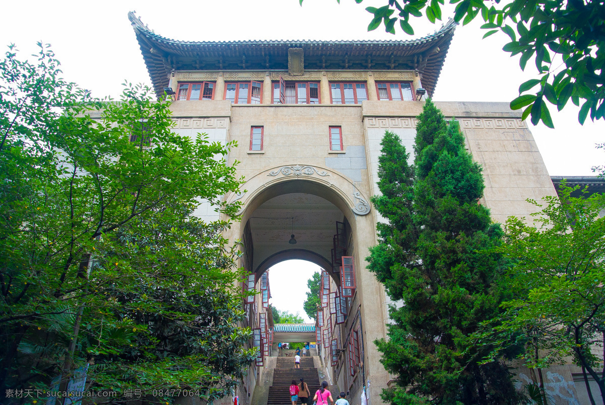 武汉大学 武大 武汉 建筑 景观 湖北 百年老校 文化底蕴 高校 建筑摄影 建筑园林 白色