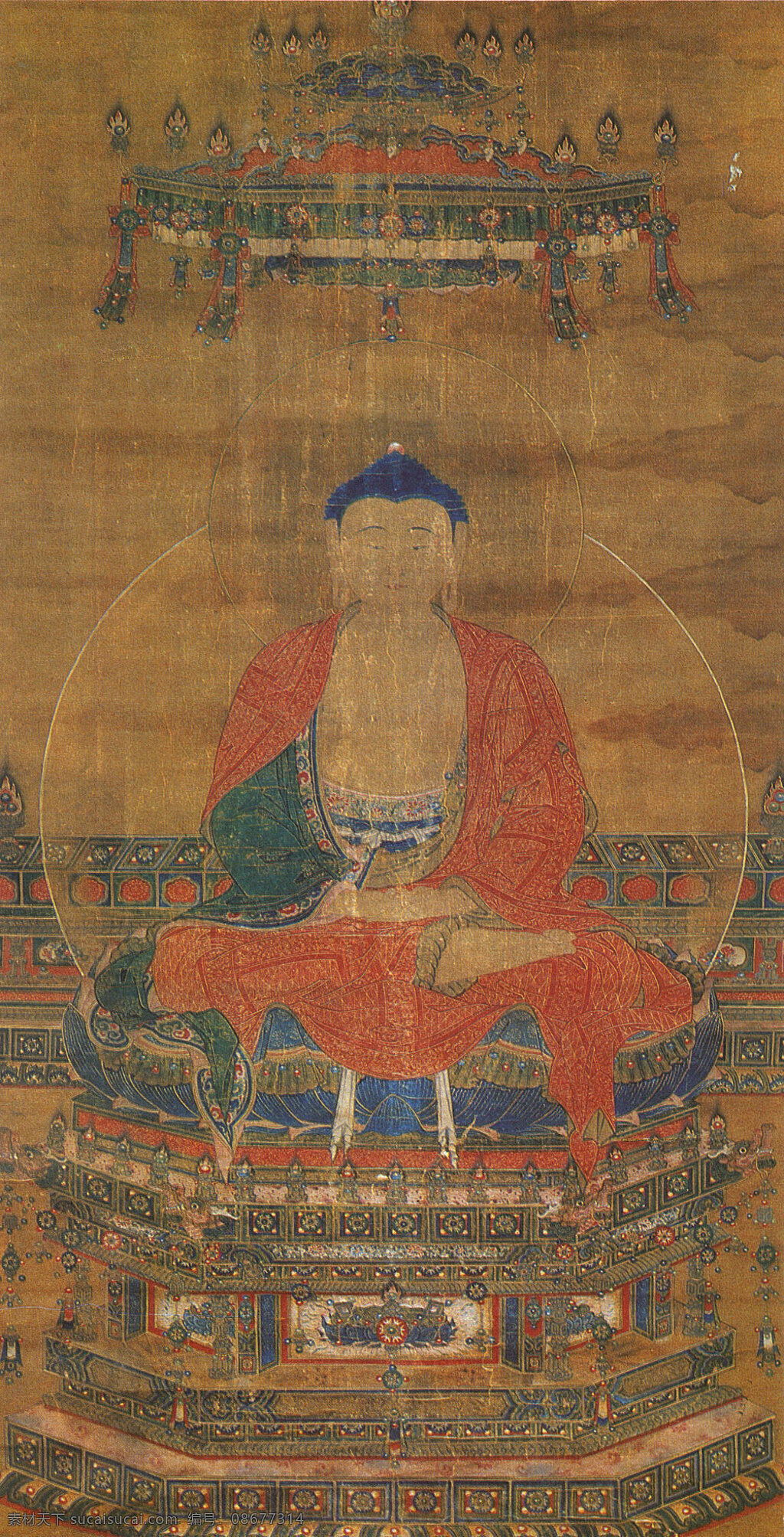 药师佛 宝宁寺 菩萨 山西 壁画 水陆画 宗教信仰 文化艺术