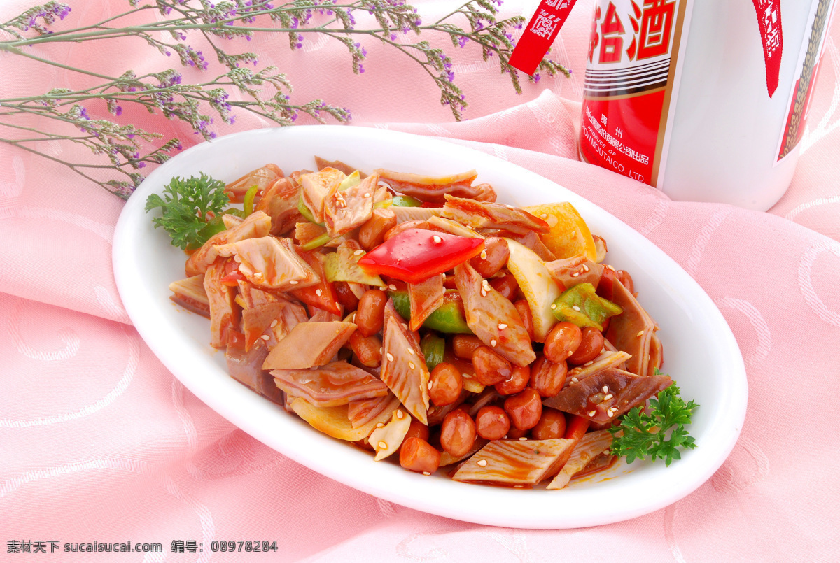 美食 花仁肚丁 餐饮美食 传统美食 摄影图库