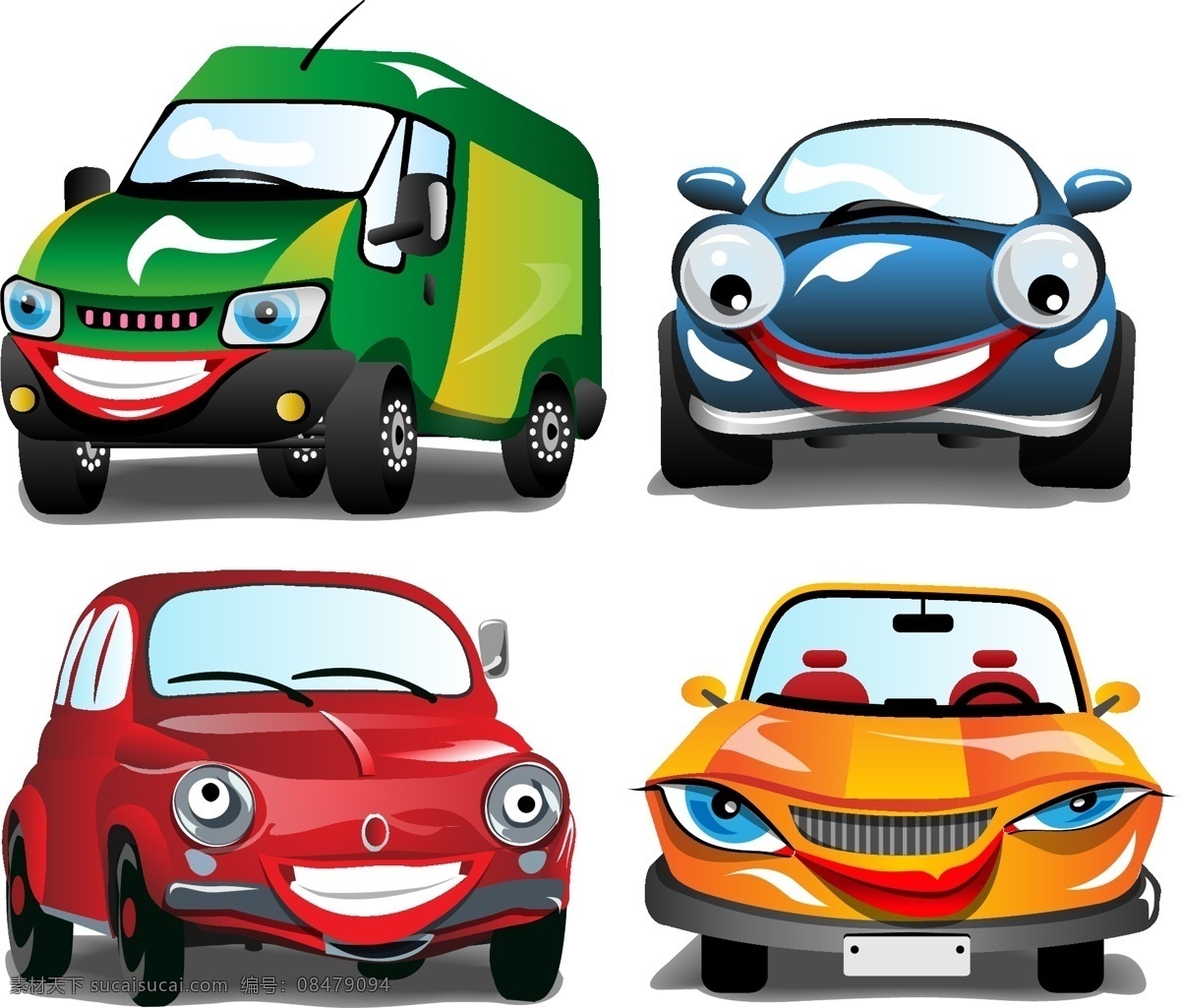 小汽车 卡通汽车 卡通 汽车 汽车玩具 生活百科 生活用品