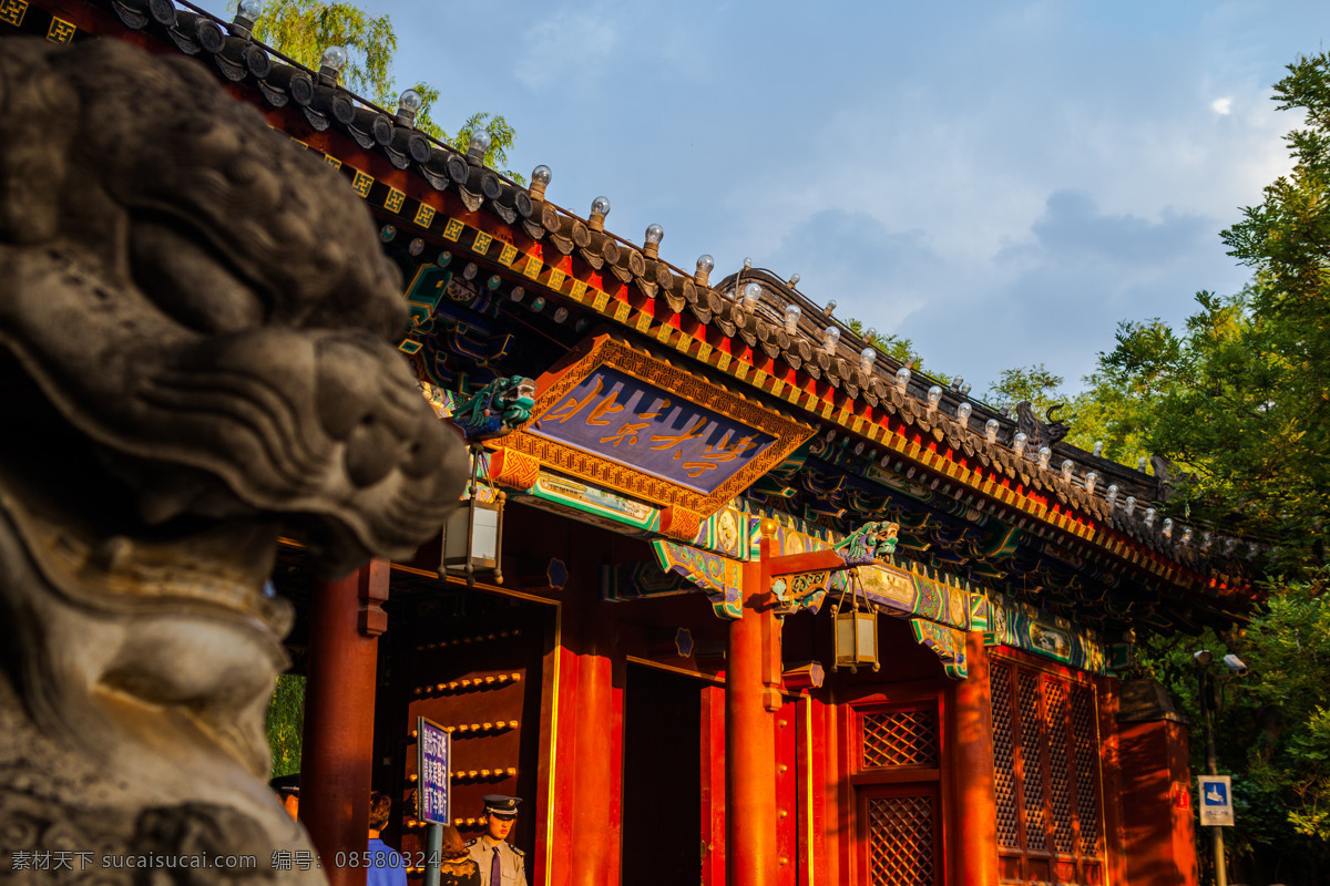 北京大学 北京 高等学府 北大 校园风光 高校 建筑 百年学府 北京大学西门 北大西门 西门 牌匾 国内旅游 旅游摄影