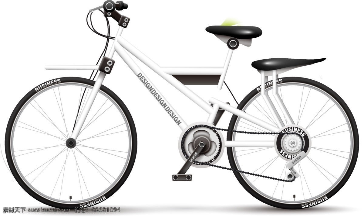 分层 车 单车 交通工具 卡通 卡通自行车 图标 源文件 自行车 模板下载 质感 矢量图 其他矢量图