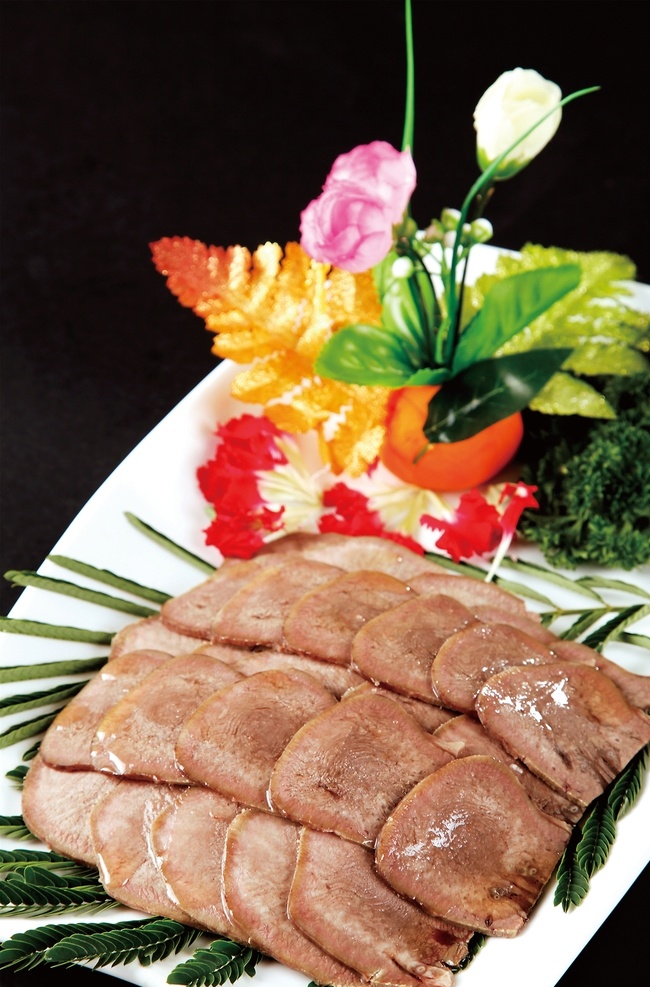 沾汁牛舌图片 沾汁牛舌 美食 传统美食 餐饮美食 高清菜谱用图