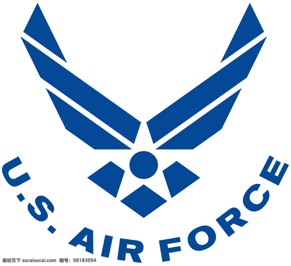空军 标志 飞机 军事 空气 武器 射流 力 3d模型素材 其他3d模型