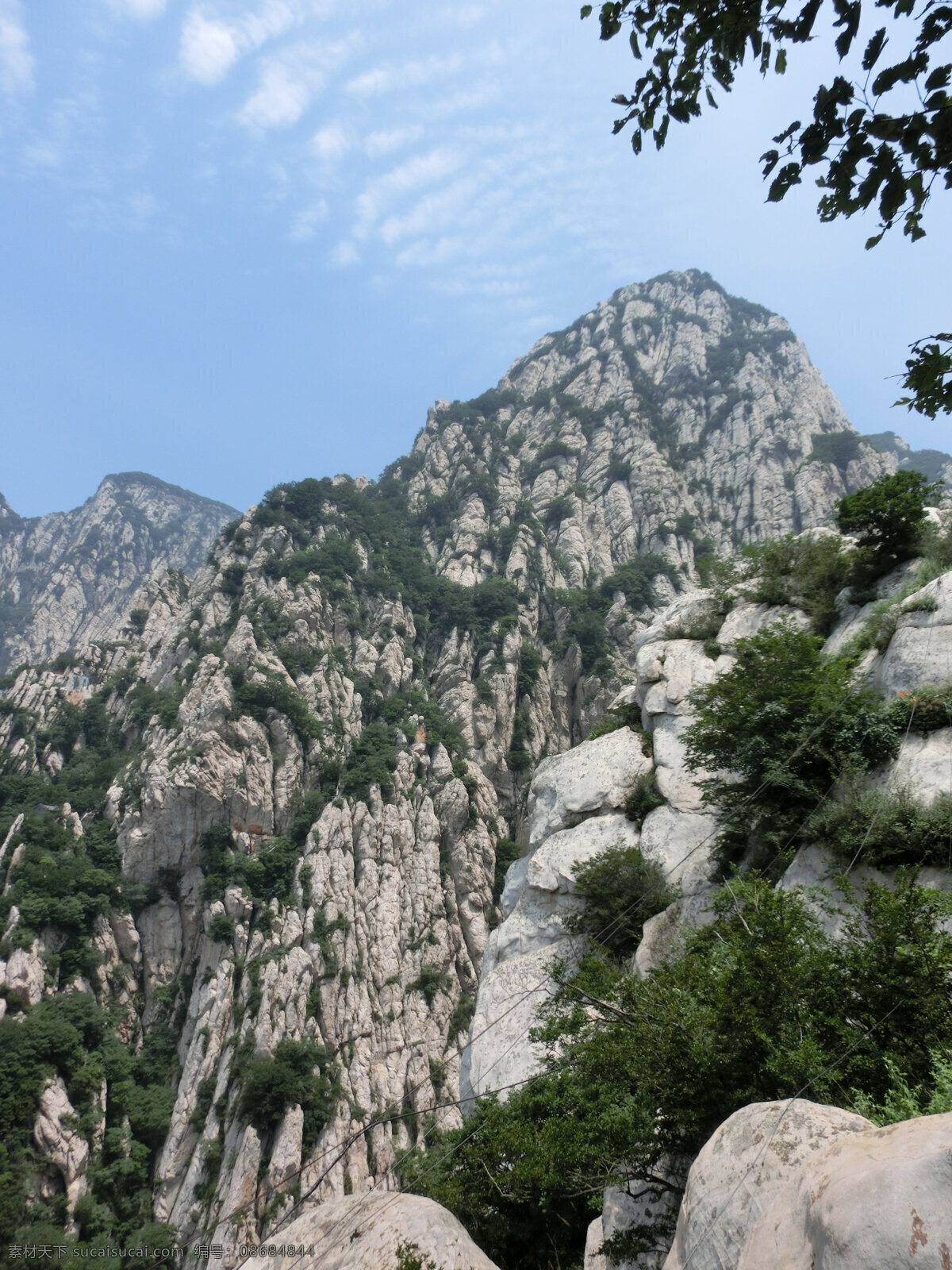 少室山景色 登封 嵩山 少室山 三皇寨景区 岩石 树木 蓝天 白云 三皇寨 旅游摄影 国内旅游