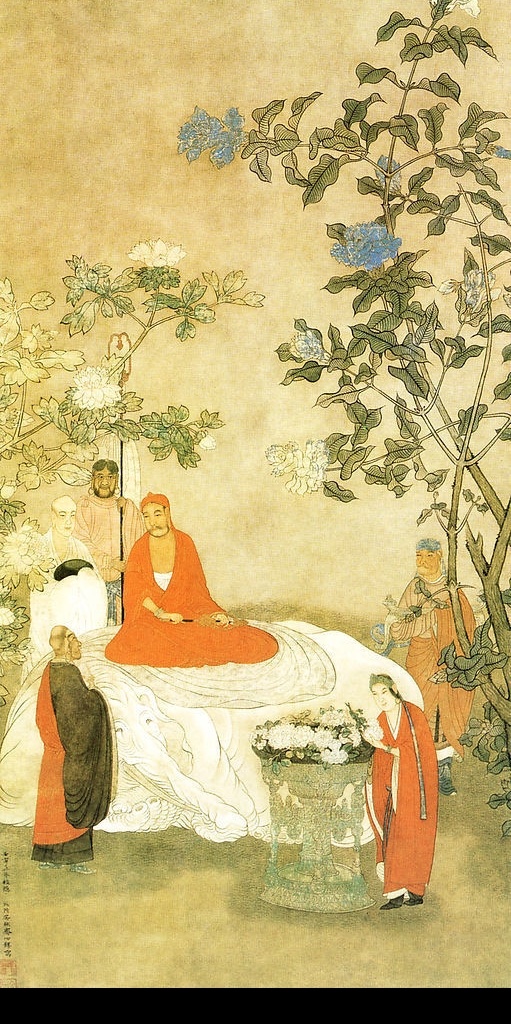 达摩图 明末 吴彬 国画 古画 佛画 文化艺术 绘画书法 设计图库