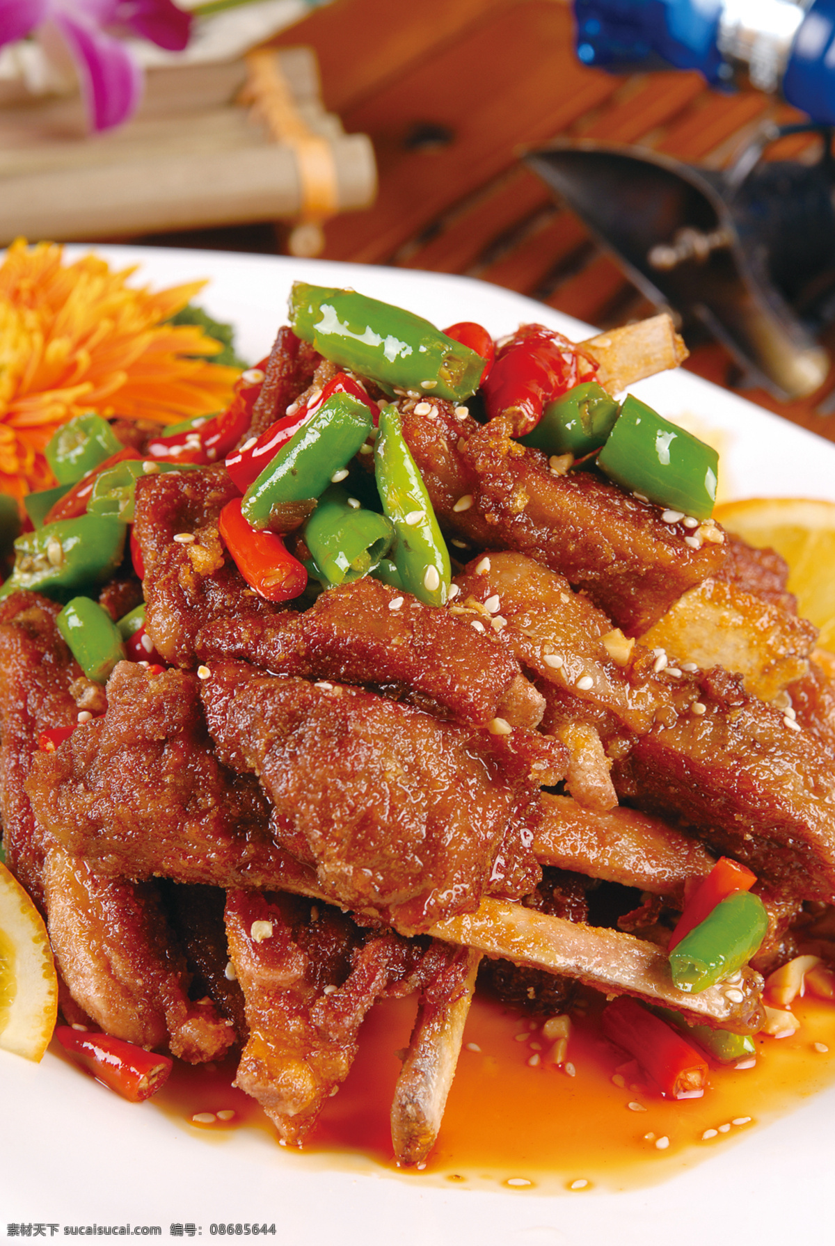 手撕羊排 美食 传统美食 餐饮美食 高清菜谱用图