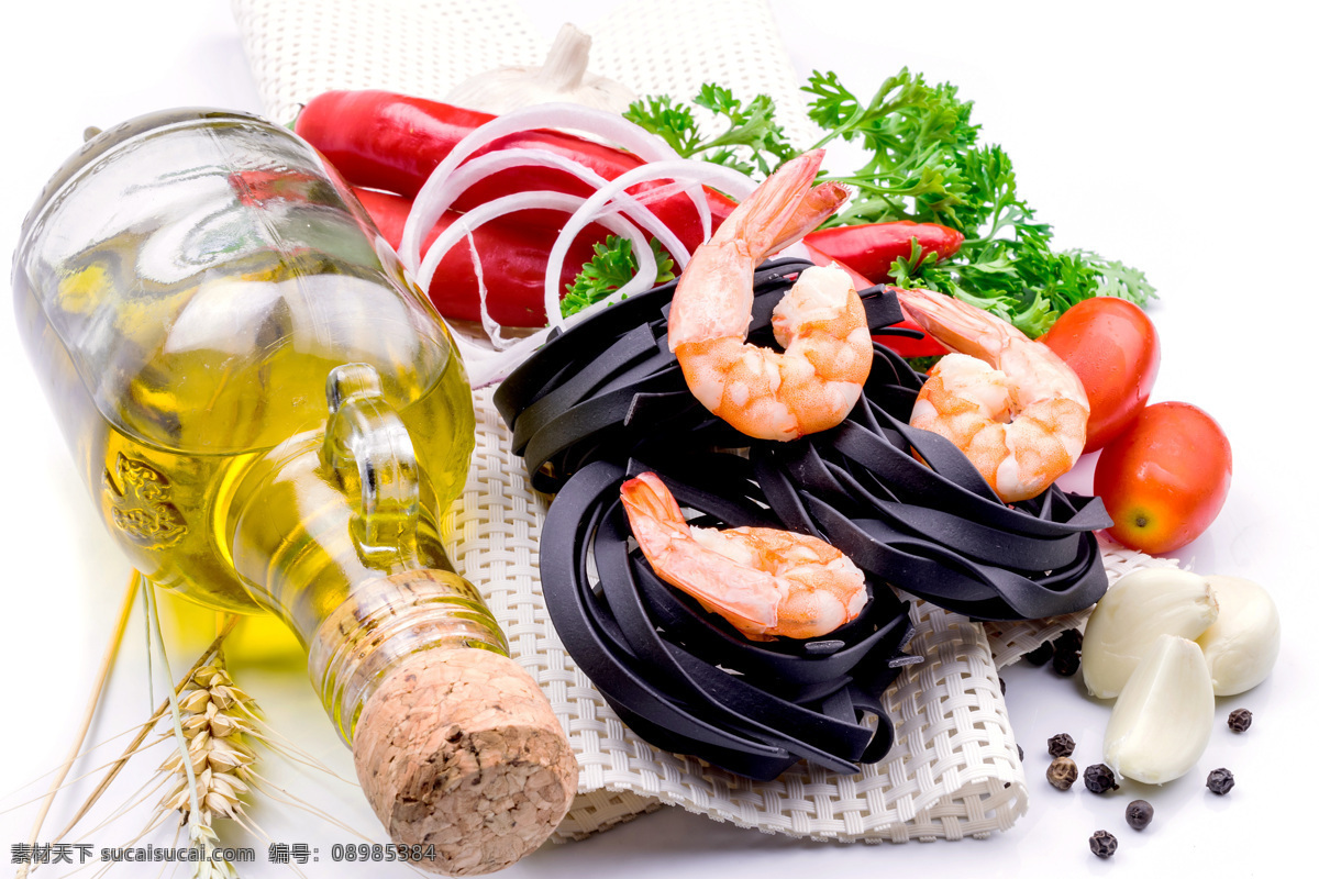 香油 虾仁 红椒 海鲜 调料 诱人美食 食物原料 食材原料 食物摄影 美食图片 餐饮美食