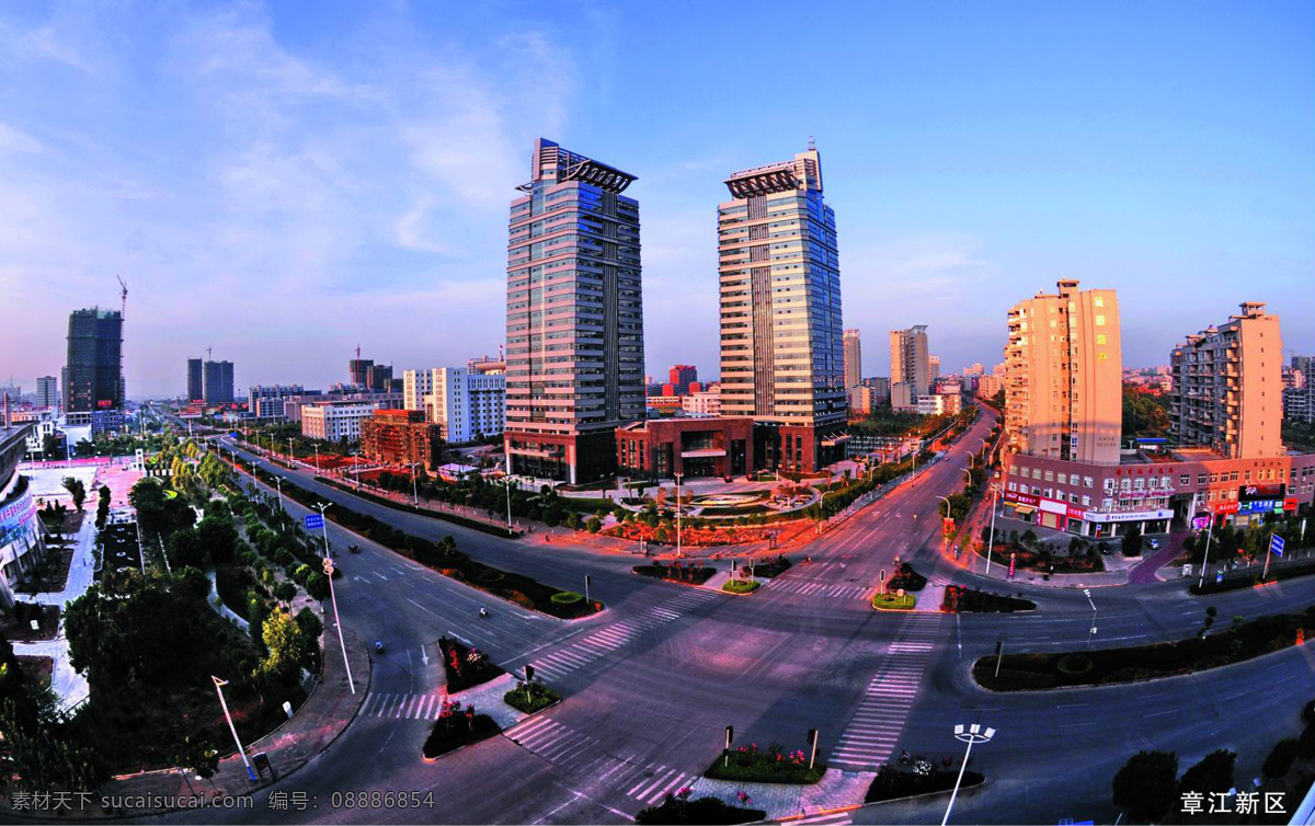 赣州 章 江 新区 市政 中心 城市 风景 政府 自然景观 建筑景观