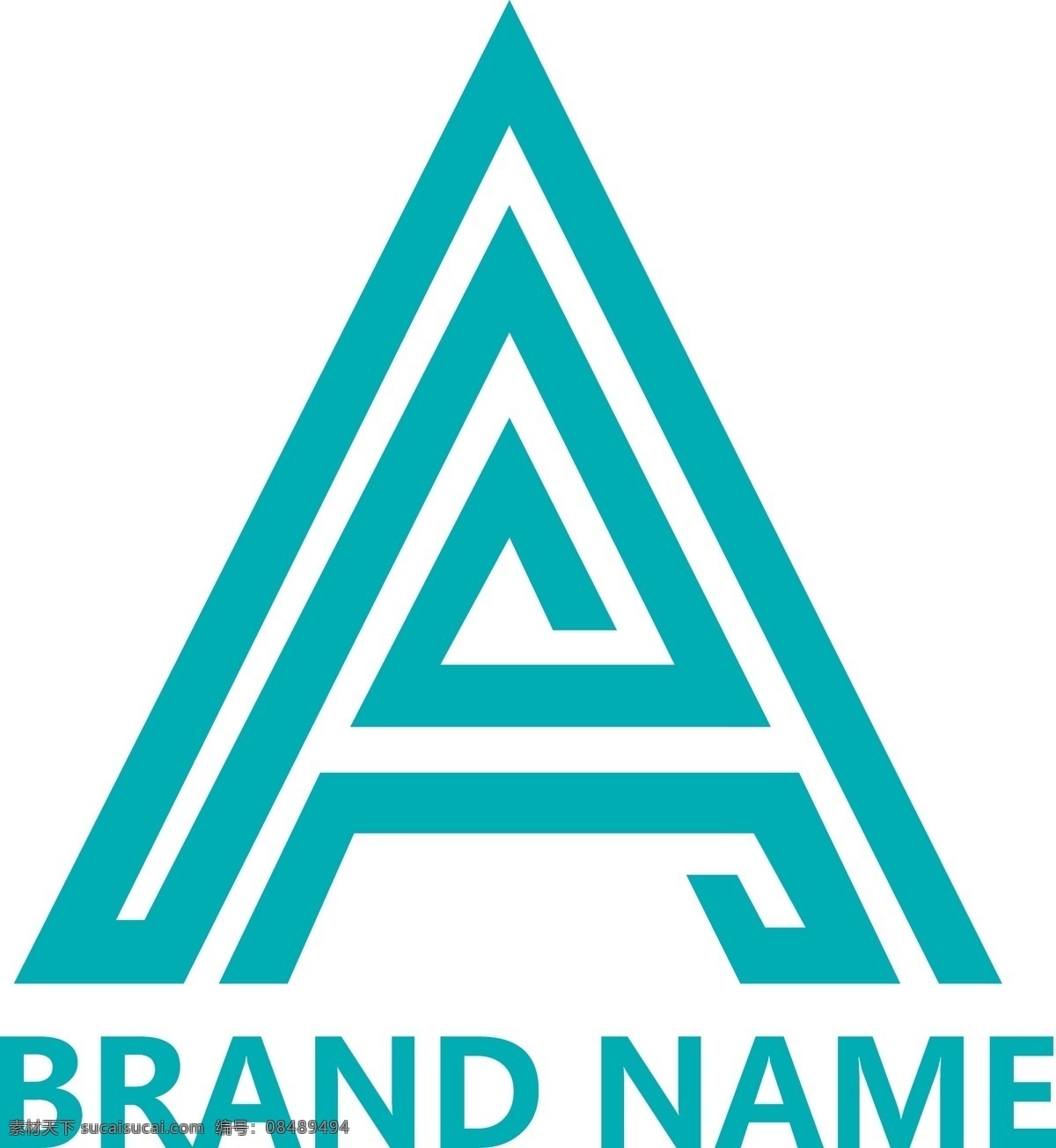 a 字母 企业 标志 logo 企业标志 三角形 迷宫 异形logo