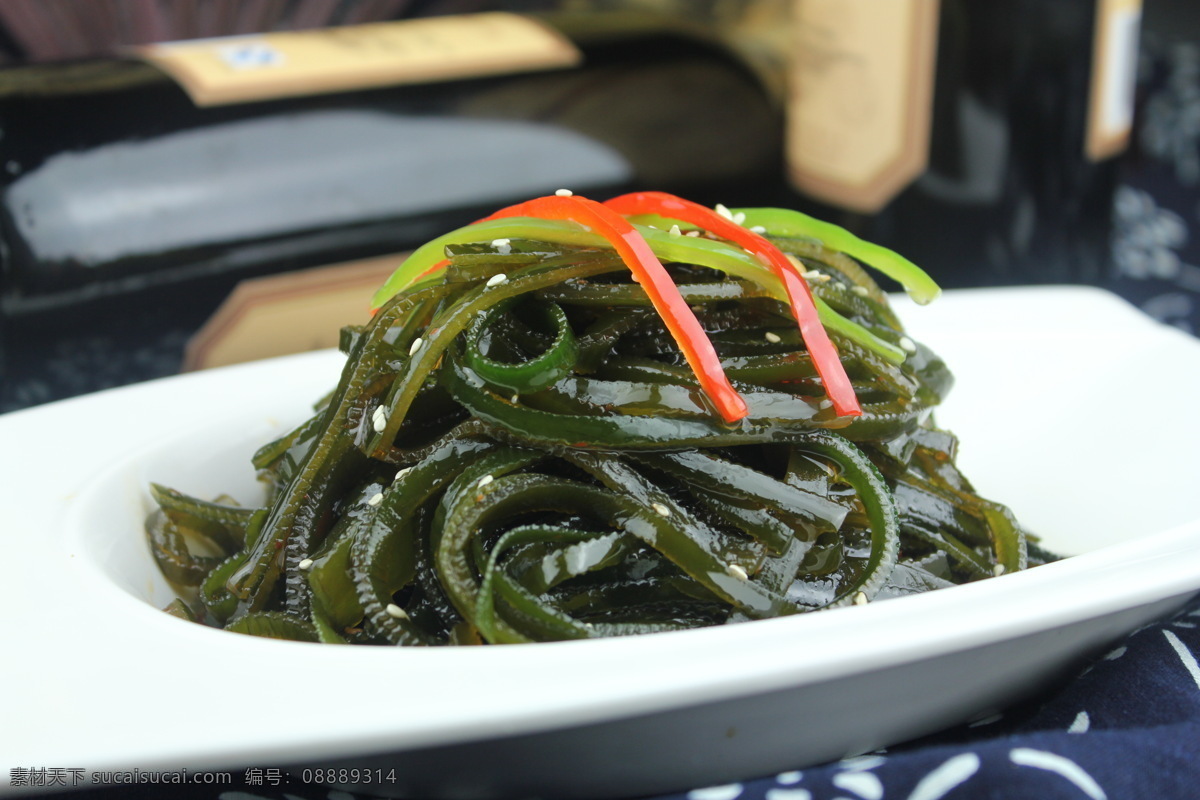 麻辣海带丝 鱼类 深水鱼 海鲜类 招牌海鲜 水产菜品 菜 餐饮美食 传统美食