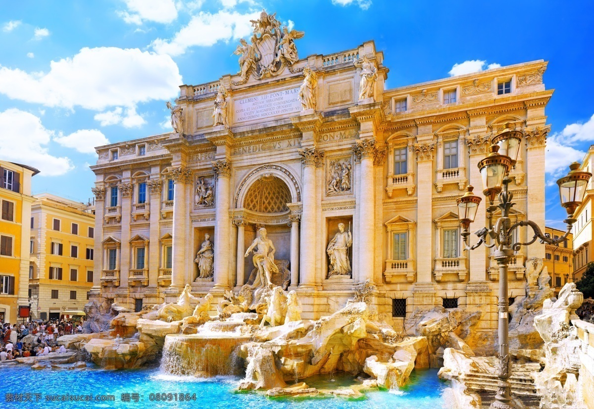 罗马许愿池 许愿池 意大利 欧洲古建筑 罗马 雕塑 幸福喷泉 特雷维喷泉 fontana di trevi 国外旅游 旅游摄影