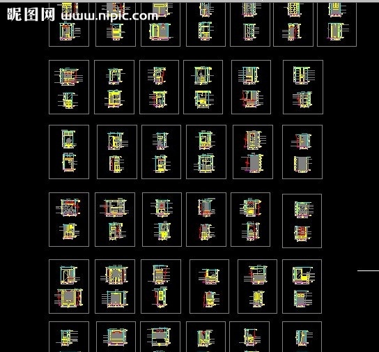 百 种 玄关 施工图 cad 平面图 立面图 客厅 图集 室内设计 装饰 平面设计 环境设计 源文件 dwg