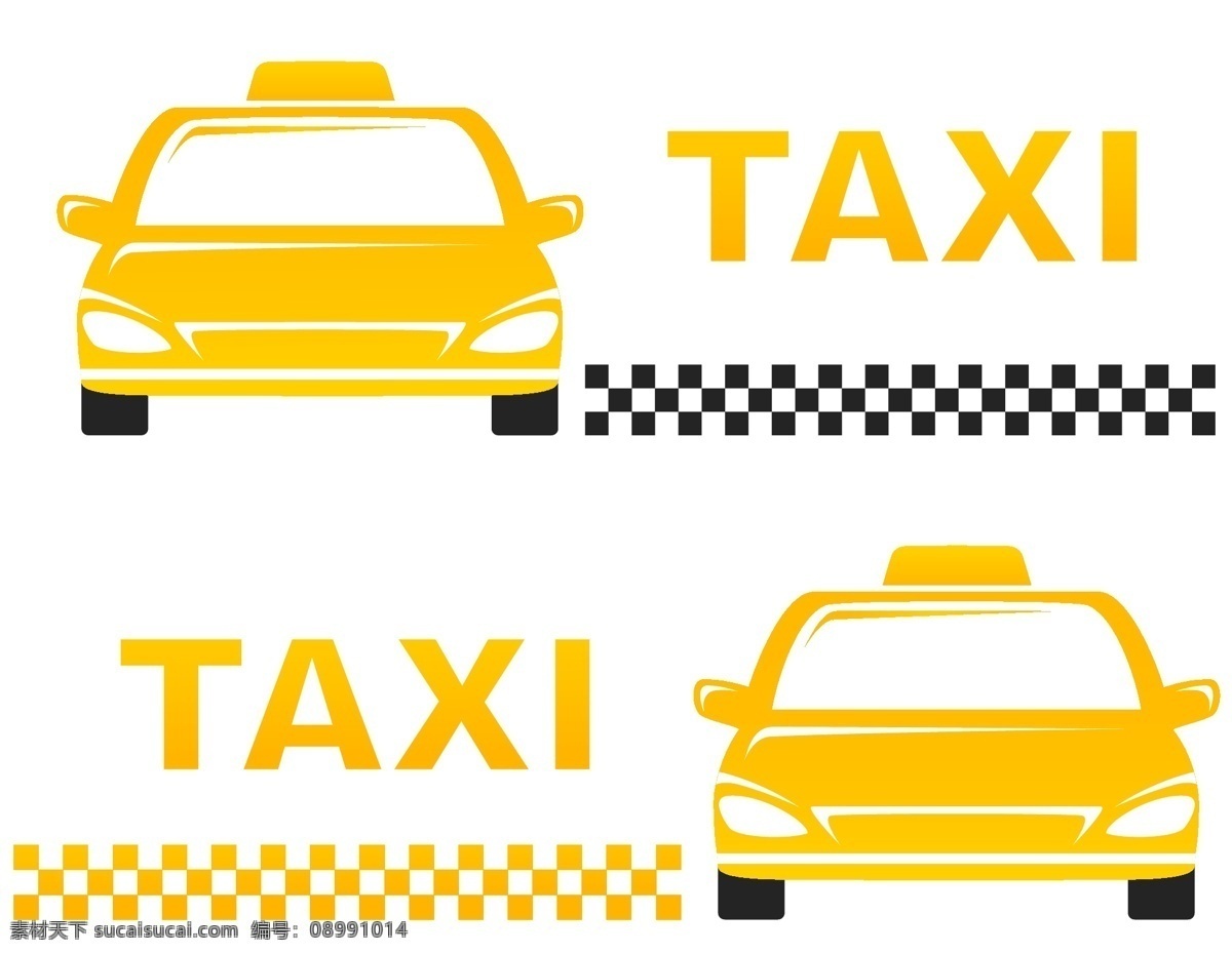 出租车 打的 的士 小汽车 标识 taxi 标志 汽车 轿车 跑车 卡通洗车 私家车 现代科技 交通工具 矢量