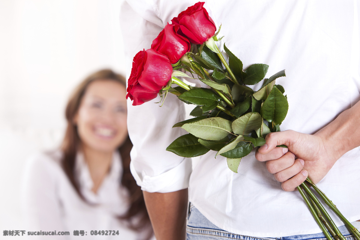 玫瑰花 人物 情侣 美女 男人 花朵 鲜花 玫瑰 生活人物 人物摄影 节日庆典 生活百科