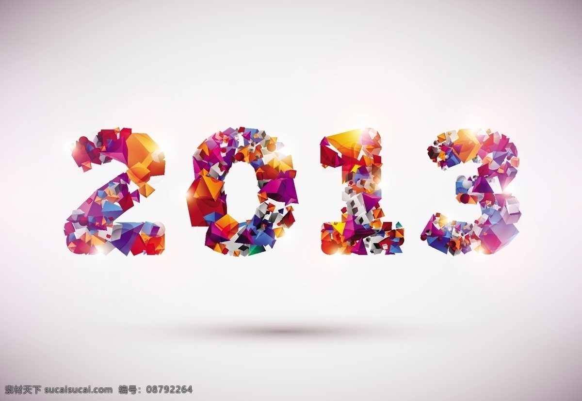 2013年 logo 标志 彩色 彩纸 春节 春节贺卡 底纹背景 底纹边框 2013 字体 七彩 创意设计 矢量 模板下载 炫彩 光点 光晕 光线 纸片 艺术字 癸巳年 贺卡 新年 贺卡设计 节日素材 矢量底纹背景 psd源文件