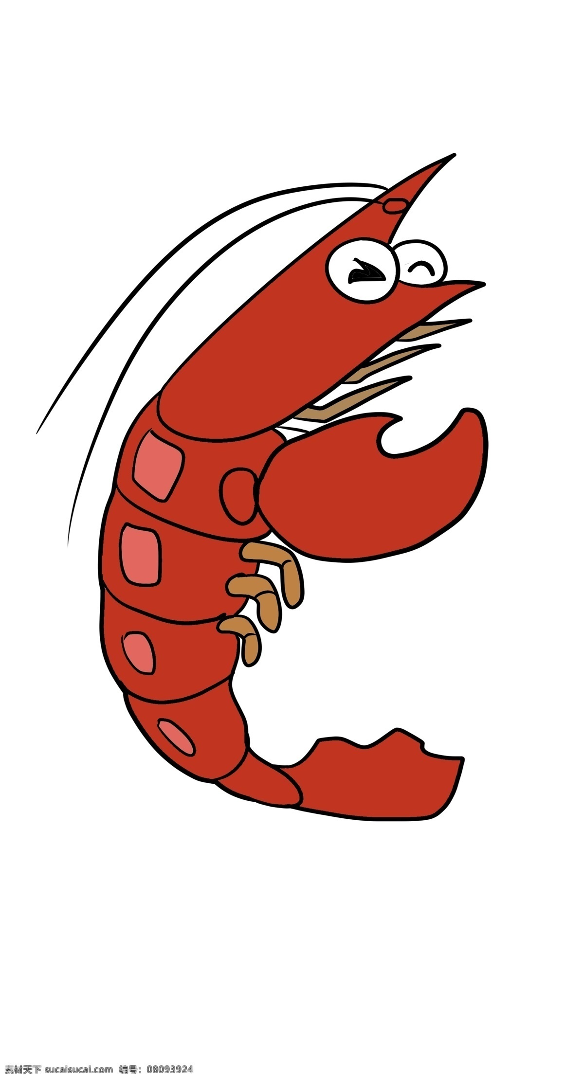 麻辣 龙虾 装饰 插画 红色的龙虾 麻辣龙虾 漂亮的龙虾 创意龙虾 立体龙虾 卡通龙虾 煮熟的龙虾