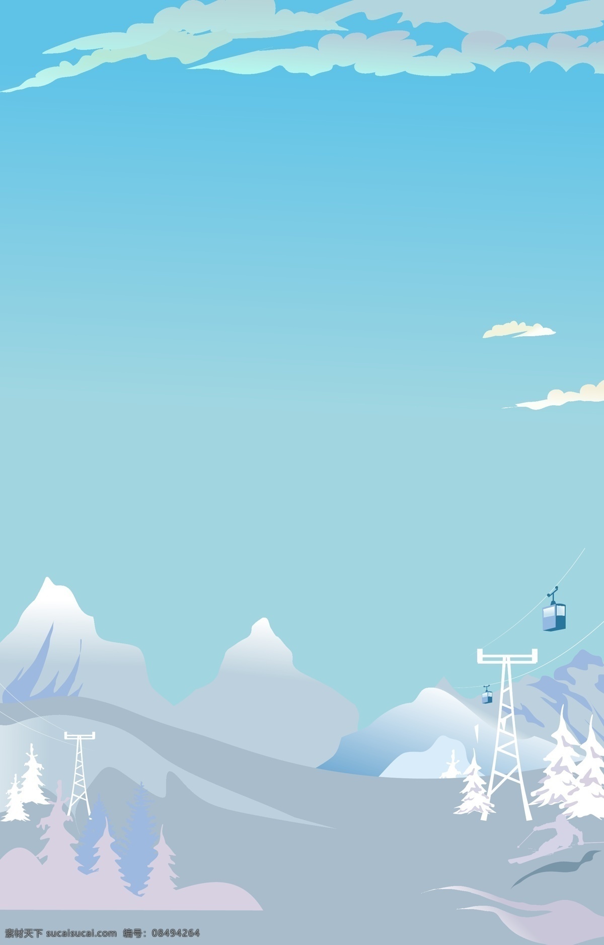 简约 唯美 冬天 雪景 背景 模板 下雪 风景 景色 冬天风景 分层文件 源文件 高清背景 设计素材 创意合成