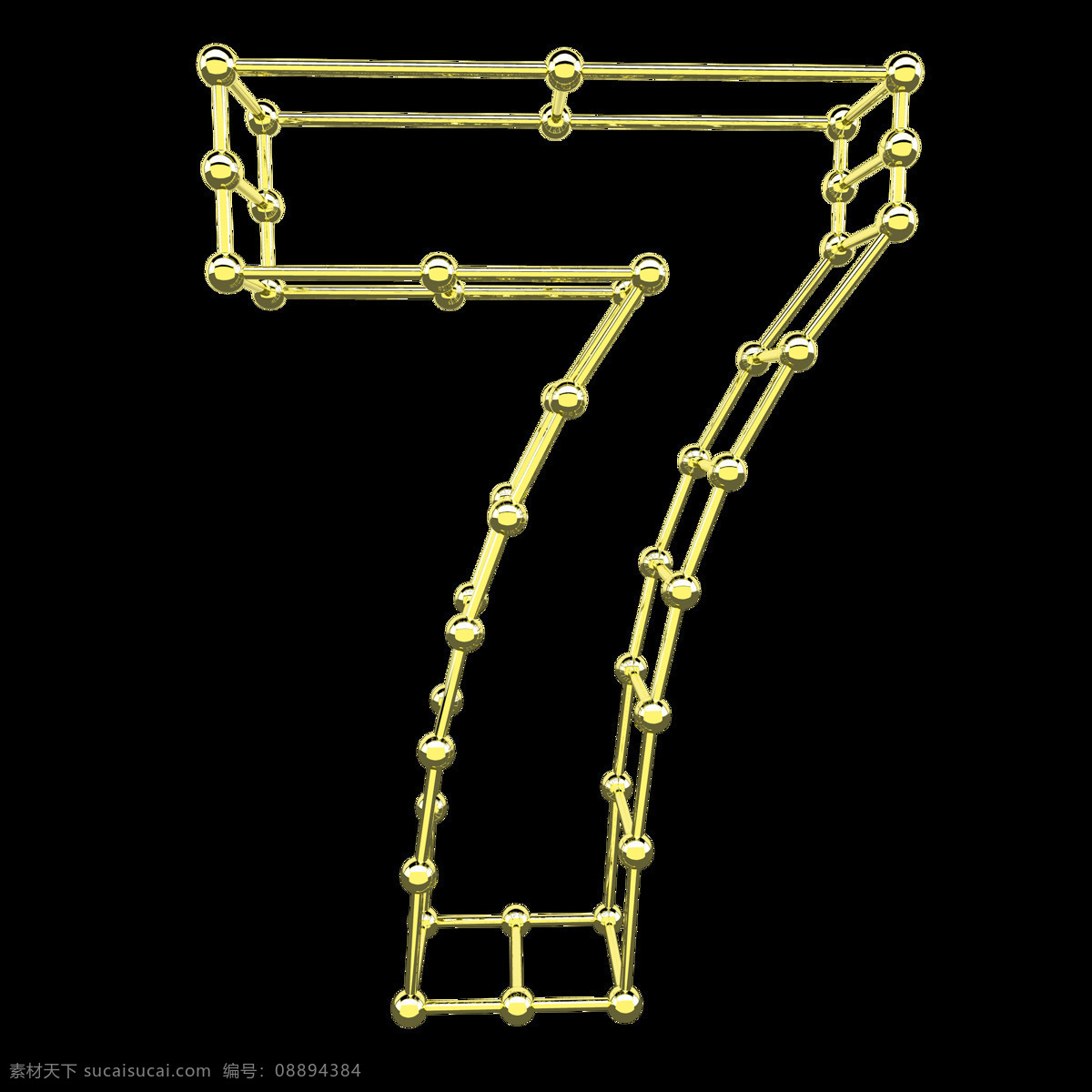 c4d 金属 框架 字体 商用 阿拉伯数字