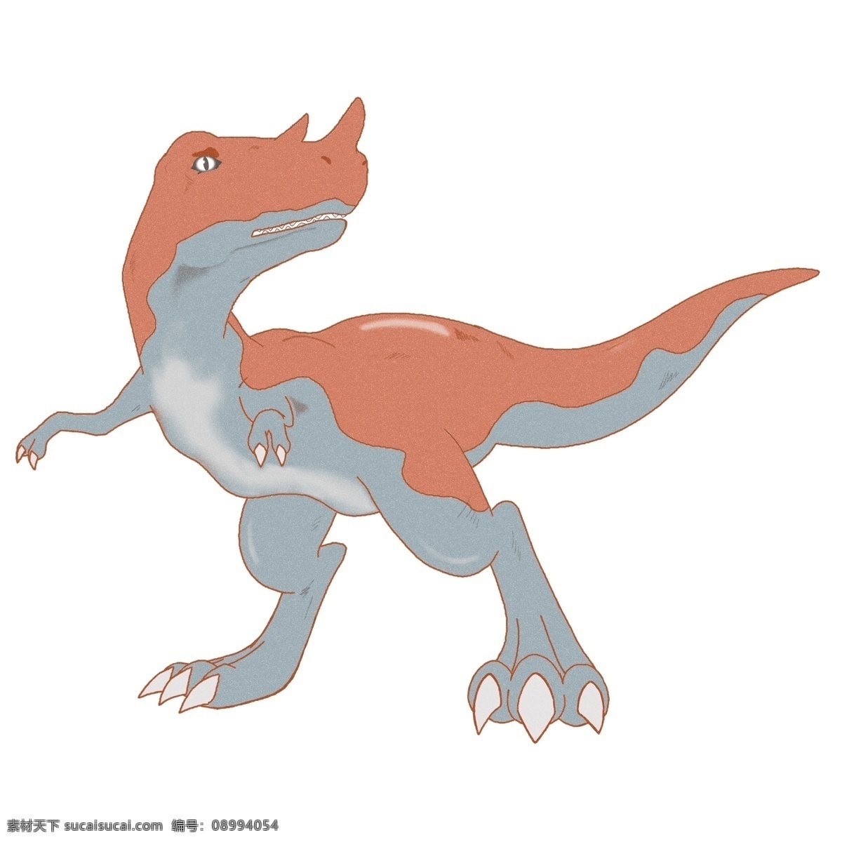 蓝色 恐龙 卡通 插画 蓝色的恐龙 恐龙的插画 卡通插画 动物插画 动物 漂亮的恐龙 可爱的恐龙