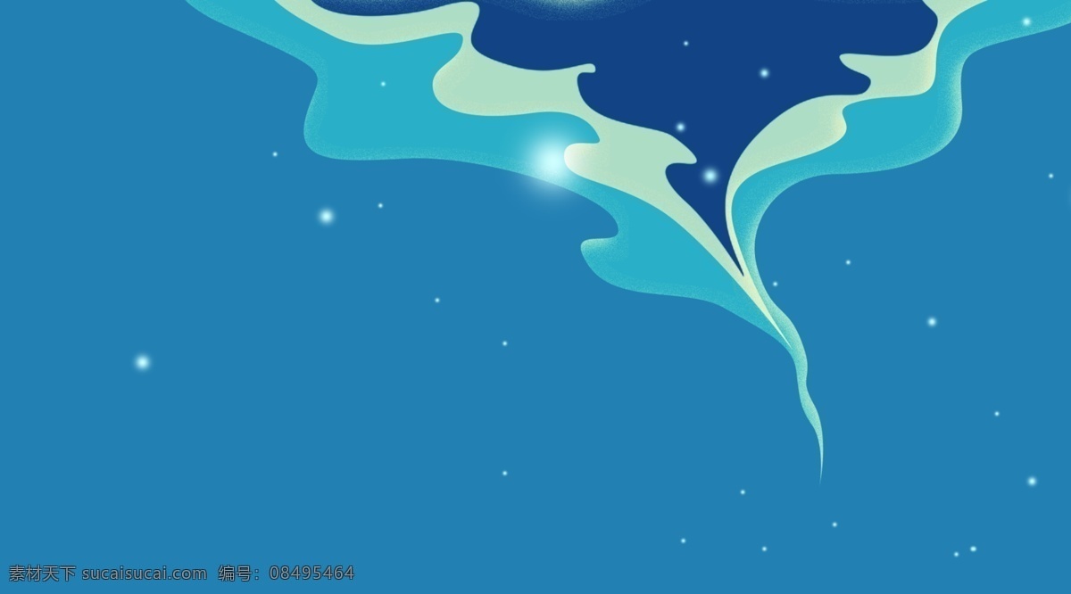 蓝色 大气 海浪 插画 背景 蓝色背景 通用背景 海浪插画背景 广告背景 背景素材 背景展板