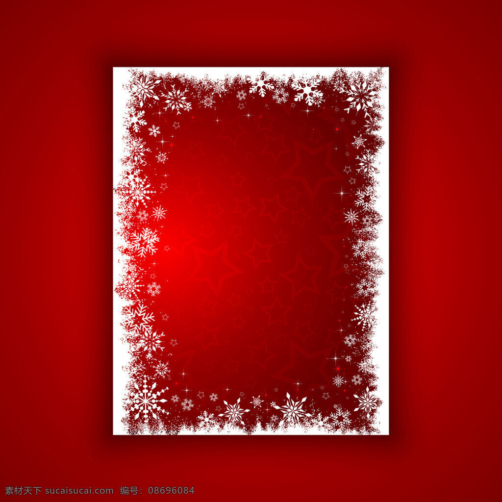 红色 背景 白色 边框 圣诞 红色背景 白色边框 圣诞边框