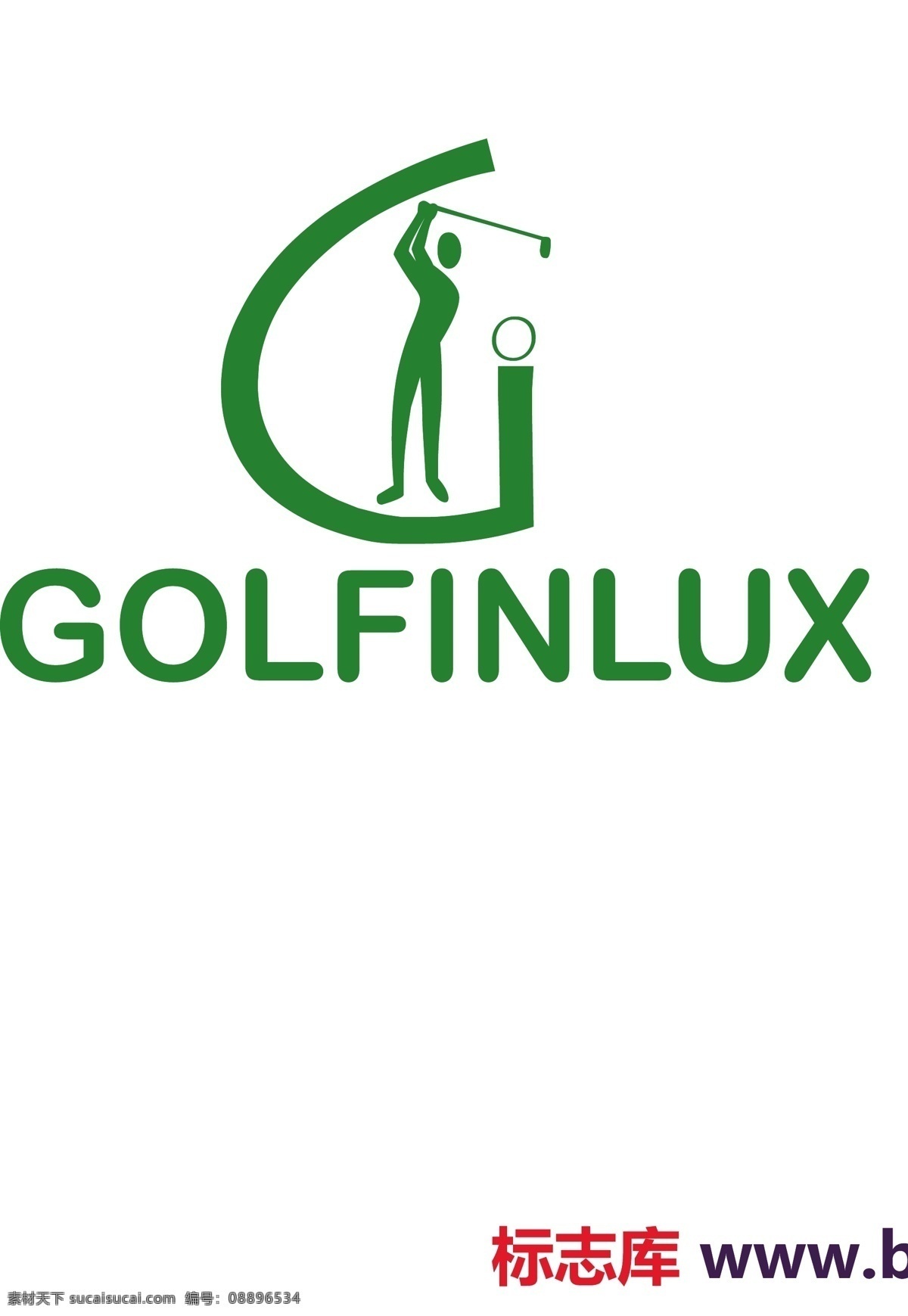 golfinlux2006 logo 设计欣赏 golfinlux 2006 体育赛事 标志设计 欣赏 矢量下载 网页矢量 商业矢量 logo大全 红色