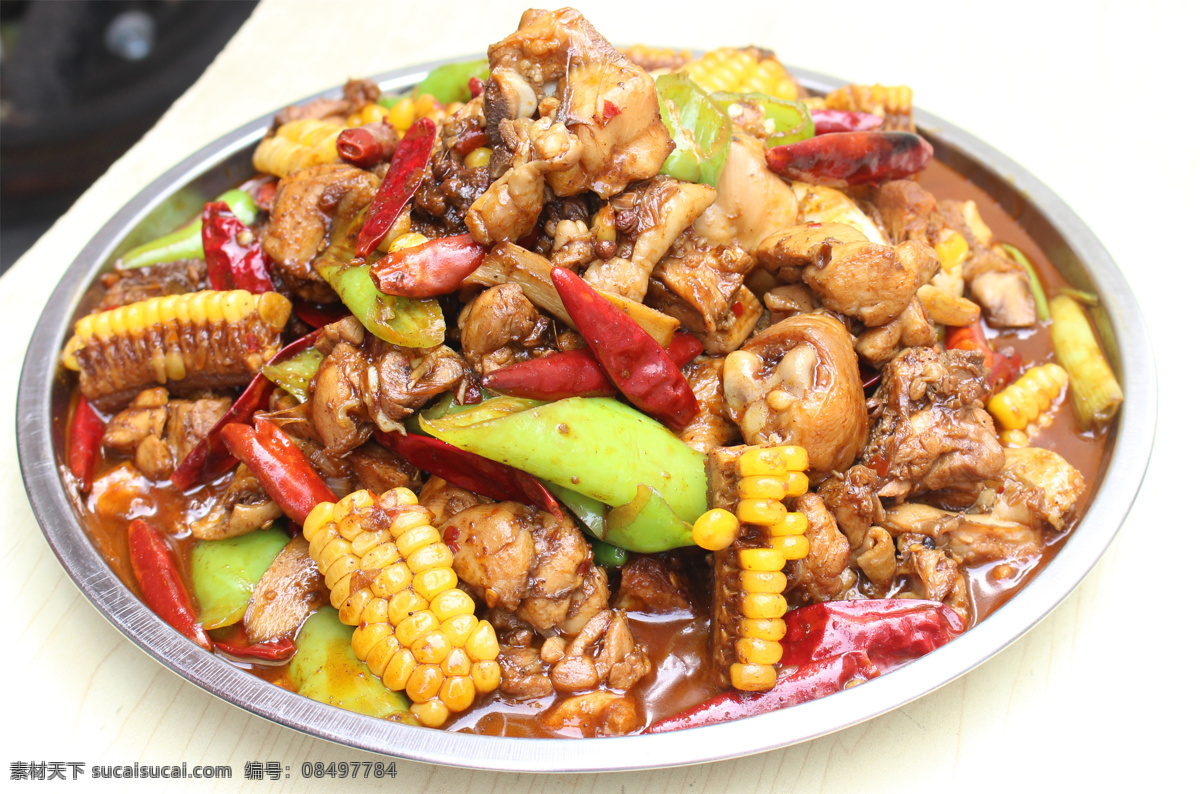 大盘鸡 美食 传统美食 餐饮美食 高清菜谱用图
