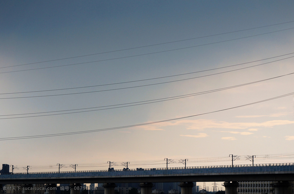 高速铁路 高铁 缆线 铁路 天空 在路上 梦幻 原创摄影 现代科技 交通工具