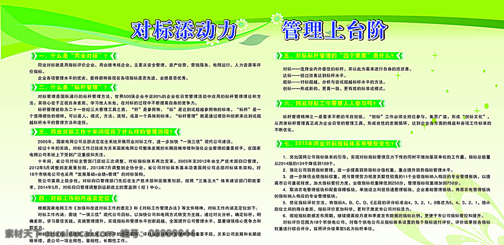 电业局 绿色 展板 管理体系 对标体系 展板模板 白色