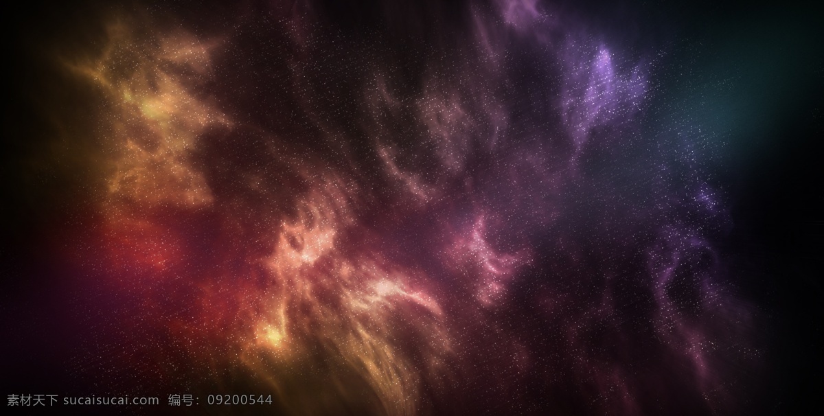 红 黄 紫色 星系 背景 星星 星空 星空背景 星系背景 红黄紫色 星星背景