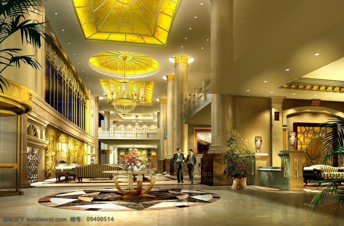 酒店 内部 空间设计 环境设计 酒店设计 酒店效果图 室内设计 室内效果图 商业空间设计 装饰素材