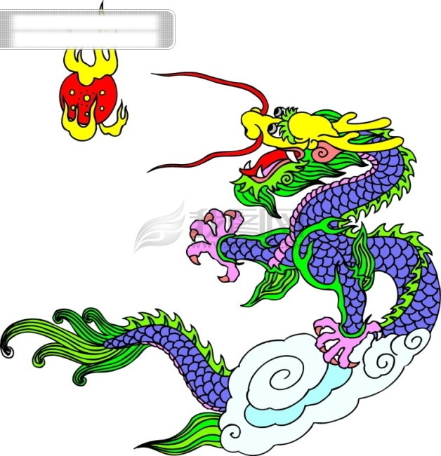 精品 传统文化 原图 龙 龙纹图案 中国龙 矢量图 其他矢量图