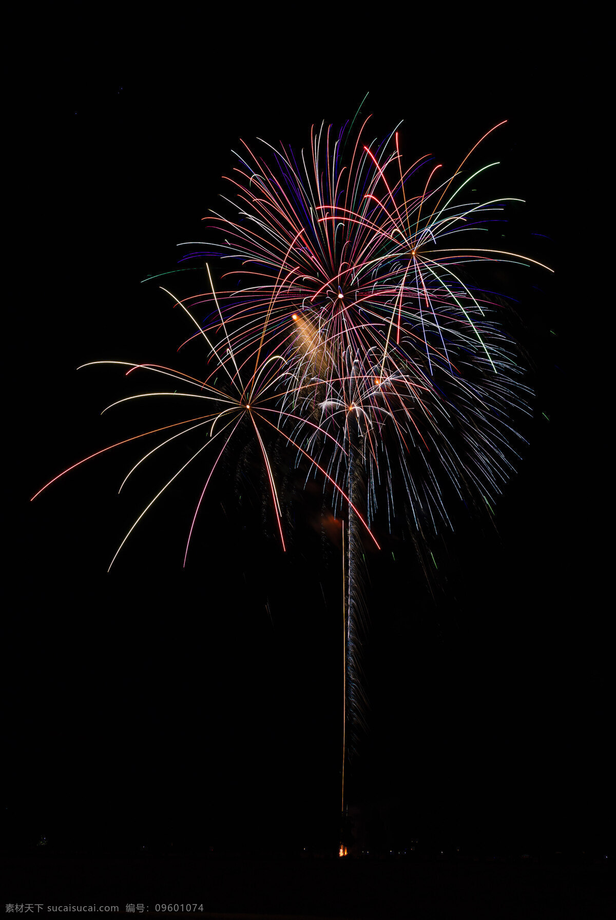 礼花 烟火 节日 庆典 唯美 夜 夜色 城市 春节 年 新年 文化艺术 节日庆祝