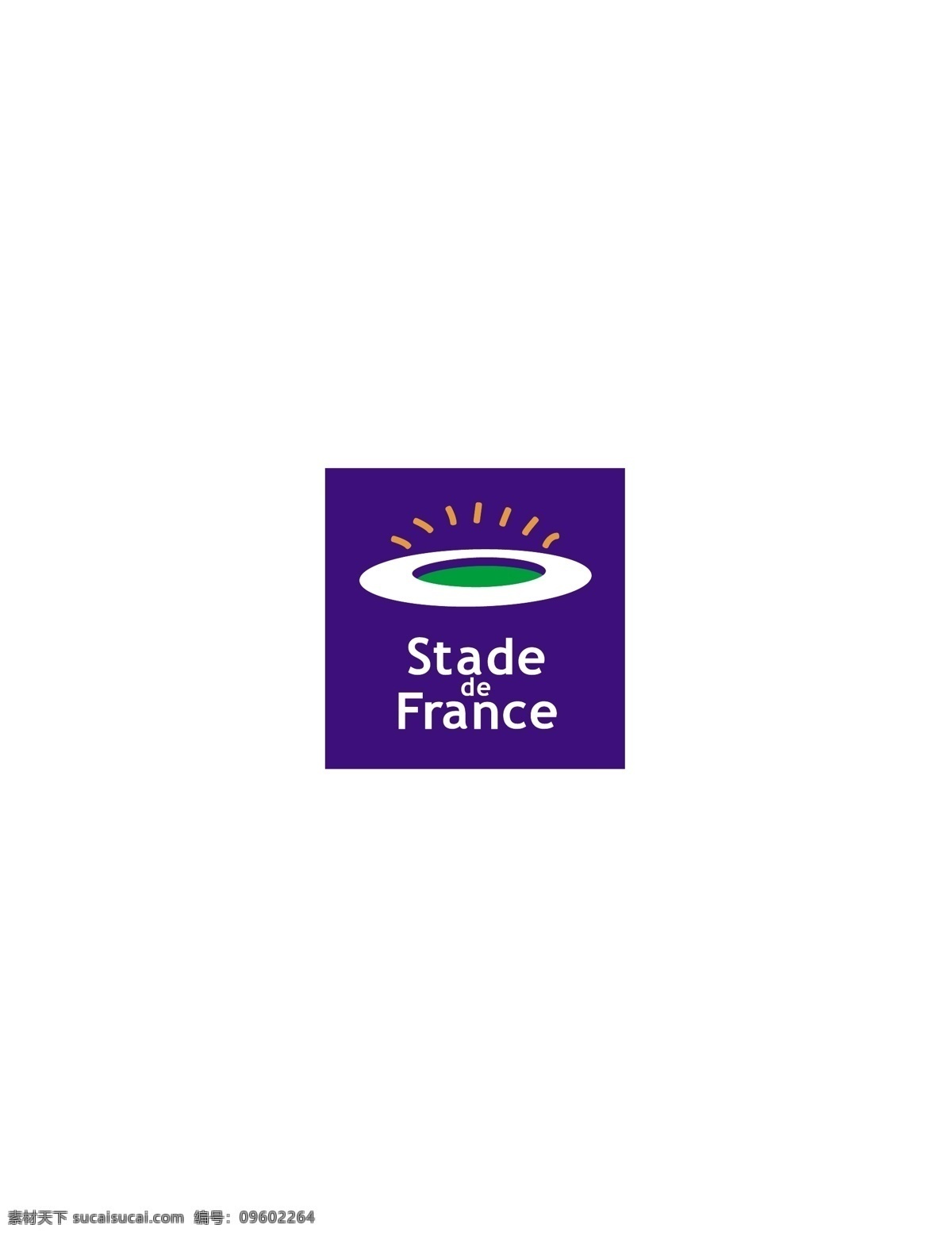 stade de france logo 设计欣赏 职业 足球队 标志 标志设计 欣赏 矢量下载 网页矢量 商业矢量 logo大全 红色