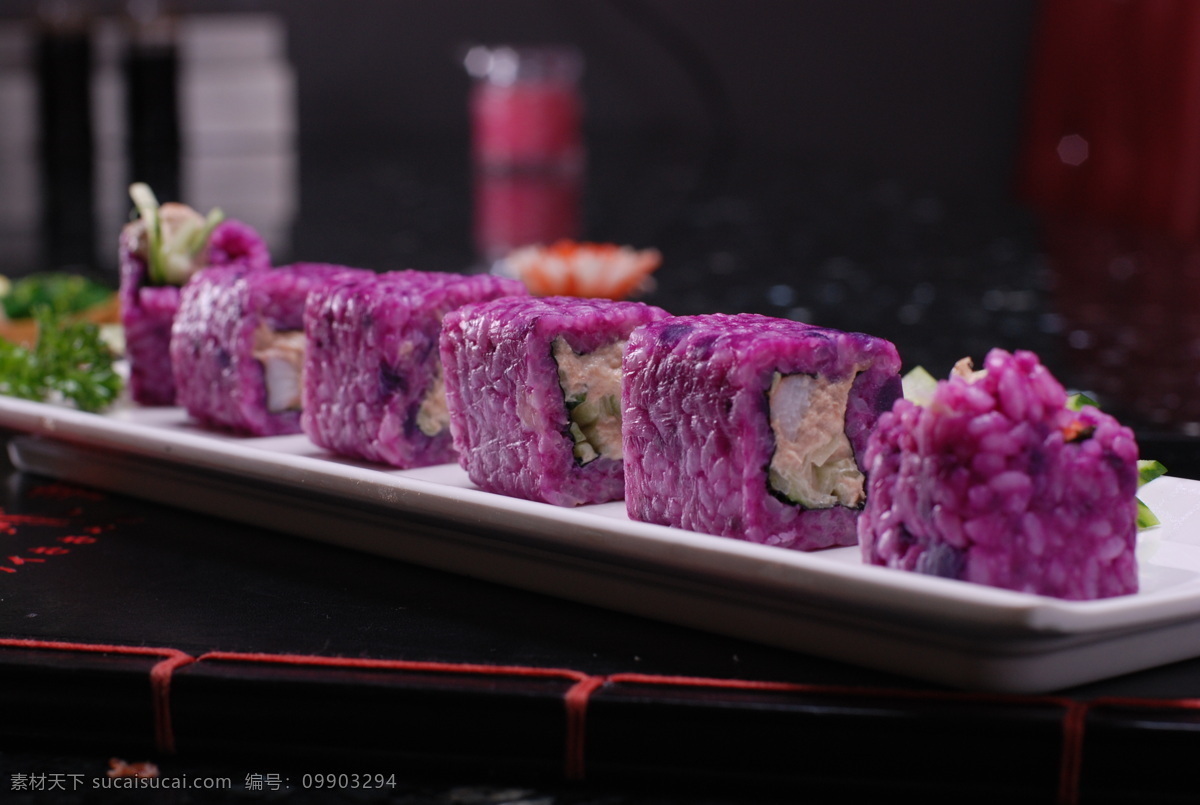 紫薯卷 日式 美食 寿司 卷物 料理 餐饮美食 西餐美食