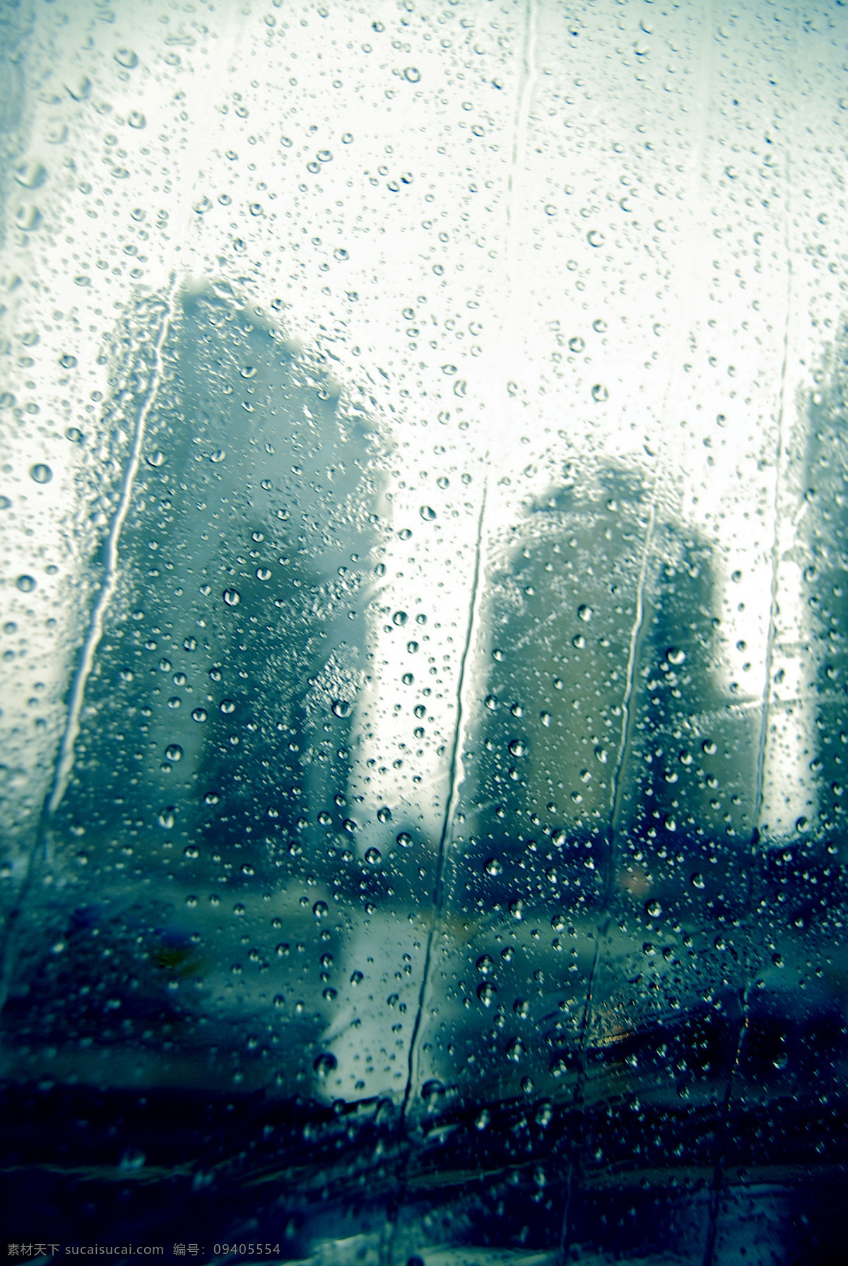 雨 中城 市 玻璃 建筑 楼房 旅游摄影 梦幻 摄影图库 水滴 雨中城市 下雨 阴霾 psd源文件