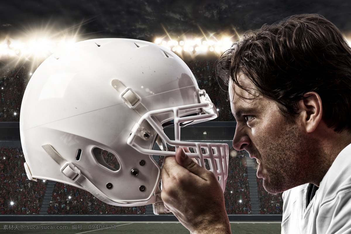 头盔 愤怒 球员 橄榄球运动 美式足球 体育运动 体育项目 生活百科