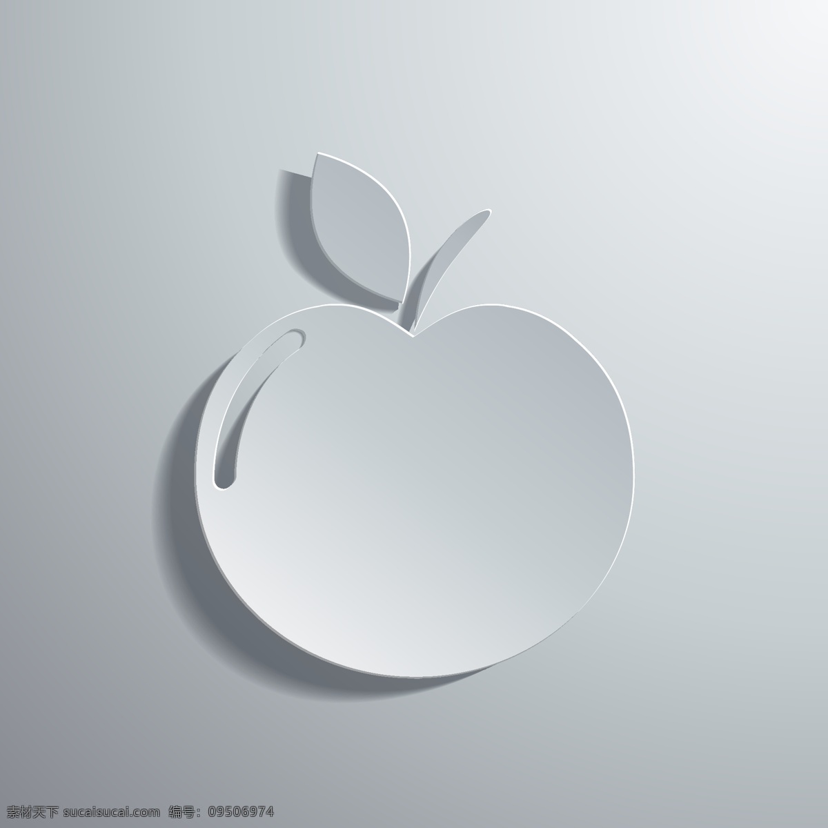 立体苹果背景 立体苹果 白色苹果 立体背景 背景图案 背景素材 纸张设计 生活百科 矢量素材 灰色