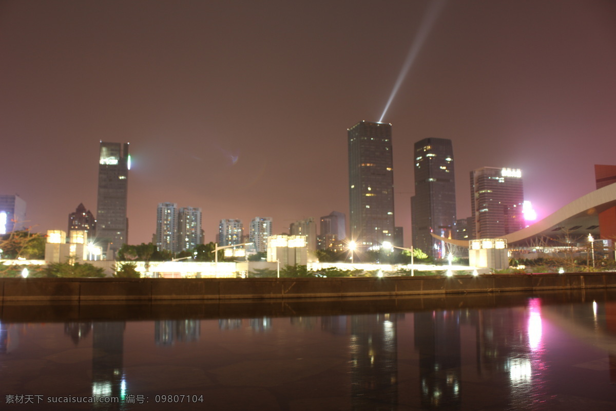 城市 夜 灯 高楼 光 国内旅游 旅游摄影 城市之夜 深圳之夜 光的美 市民中心 家居装饰素材 灯饰素材