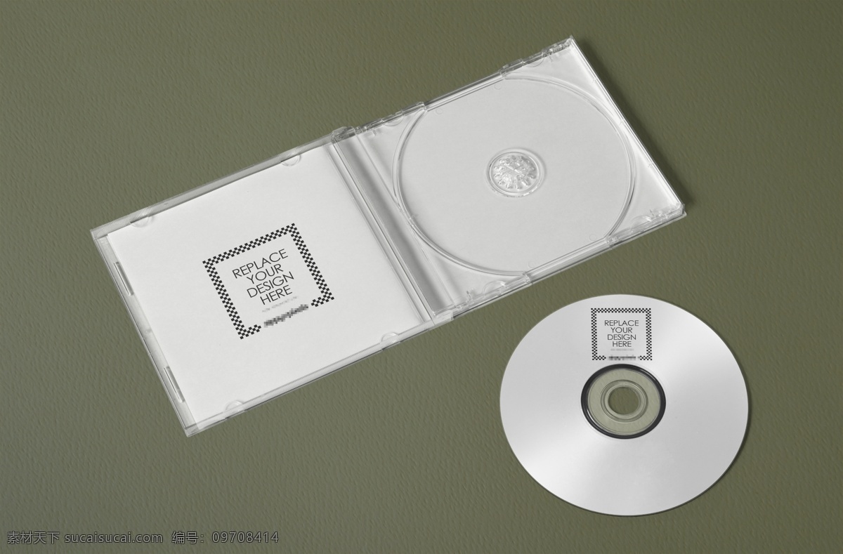 唱片 cd 盒子 样机 模板 cd盒 唱片包装 样机模板 vi样机 包装样机