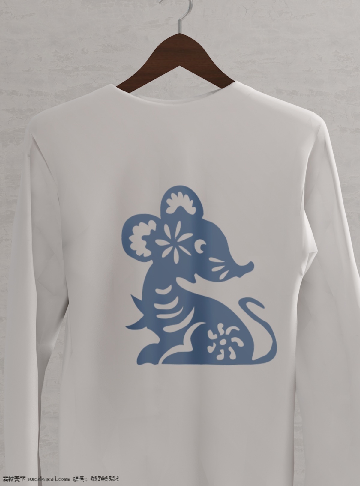 原创 模型 衣服 卫 衣长 袖 t 恤 样机 logo mockup 智能图层 贴图 印花 图案 服饰样机