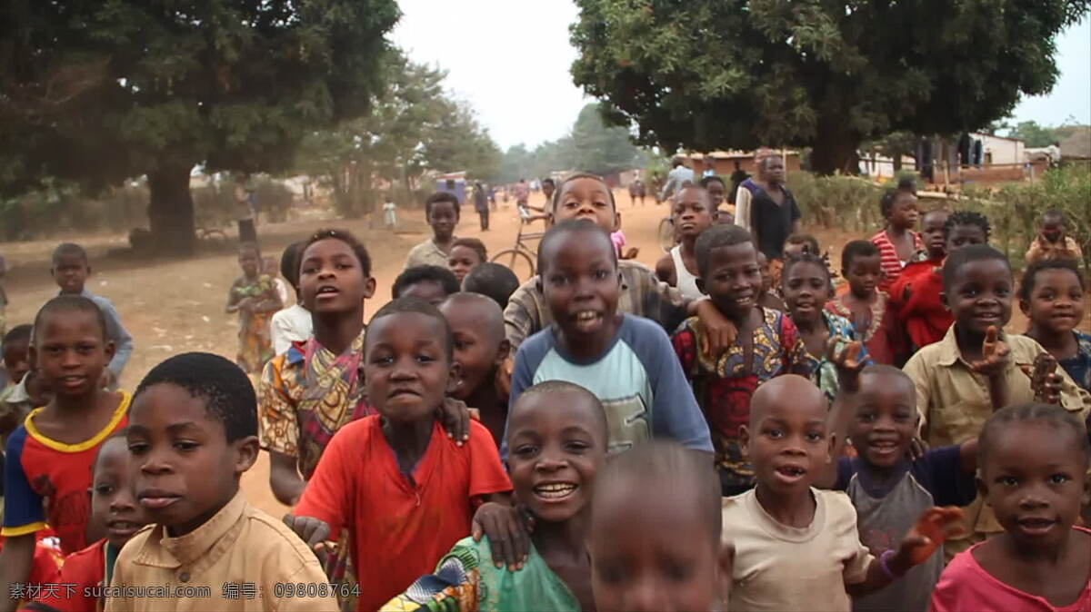 视频免费下载 快乐 非洲 儿童 舞蹈 视频 跟踪 摄像机 股票