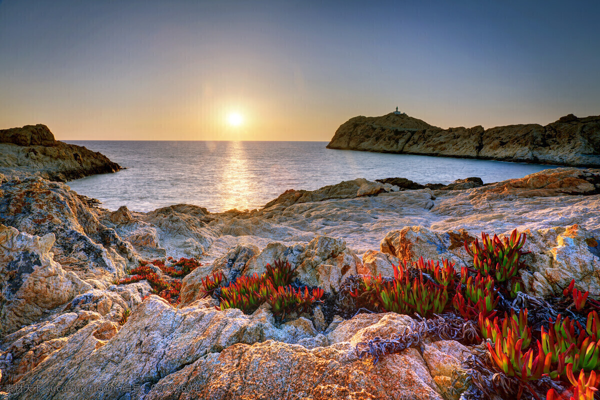 海边 日出 大海 夕阳 岩石 自然 风光 景观 美景 风景 江山如此多娇 美丽自然 自然风景 自然景观