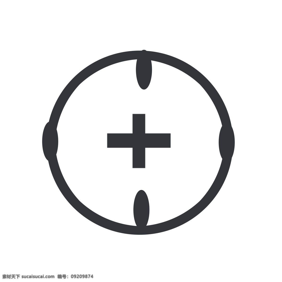 圆形 强调 灰色 符号 瞄准 图标 标志 标注 强调符号
