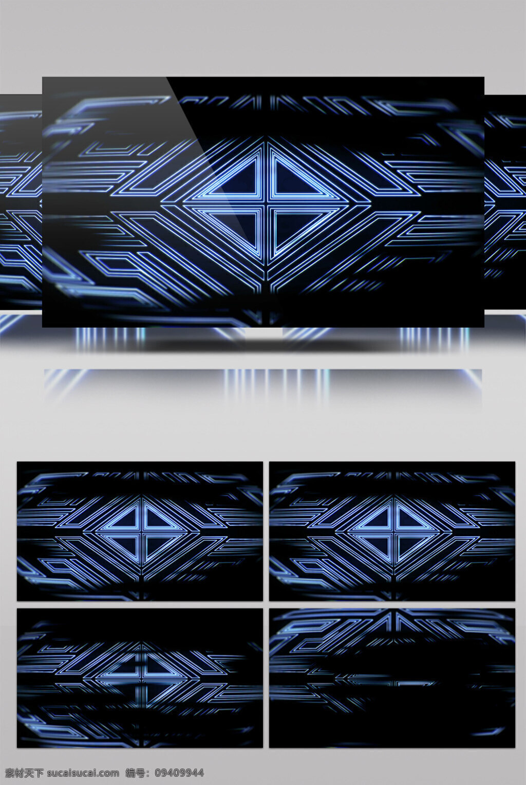 窗口 视频 创意设计 窗口几何 暗蓝色 三维动态类 几何魔法 空间几何变换 3d视频素材 特效视频素材